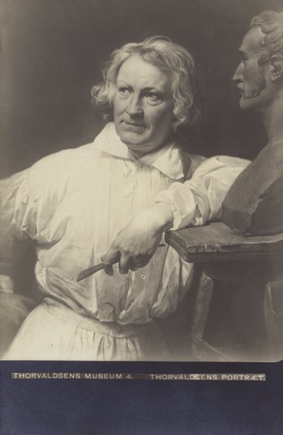 Bertel Thorvaldsen, dänischer Bildhauer von Christoffer Wilhelm Eckersberg